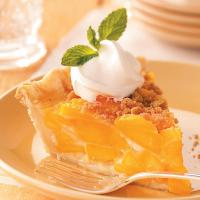 Streusel Peach Pie image