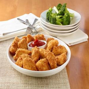 Baked Chicken Nuggets with Ketchup_image