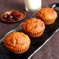 Eggless Whole Wheat Dates Muffins recipe_image