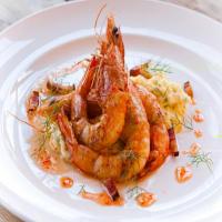 Crispy Shrimp with Pepper Jelly and Herbs image