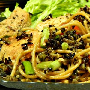 Wild Rice Spaghetti Chicken_image