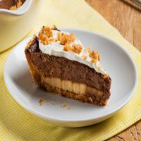 Banana, Peanut Butter & Chocolate Pudding Pie_image