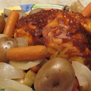 Easy Barbeque Chicken and Red Potatoes_image