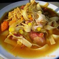 Tender Turkey Noodle Soup image