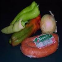Portuguese Chourico and Peppers image