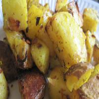 Roasted Idaho and Sweet Potatoes_image