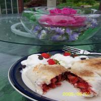 Grilled Chocolate-Raspberry Burritos image
