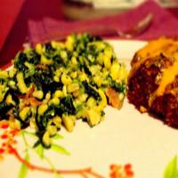 Corn and Spinach Saute_image