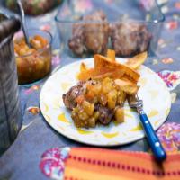 Jerk Chicken Thighs with Tropical Chutney_image