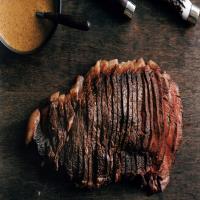 Top Butt Steak with Whiskey Mustard Sauce_image