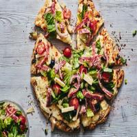 Grilled Salad Pizza image