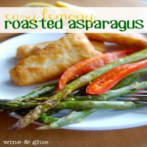 Easy Lemony Roasted Asparagus_image