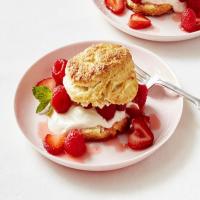 Red Berry Shortcakes with Honey Yogurt image