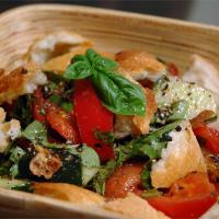 Mid-Summer Italian Bread Salad image