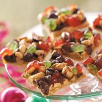 Candied Cherry Nut Bars image