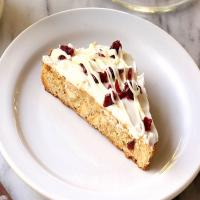 Cranberry Bars With Cream Cheese Topping image
