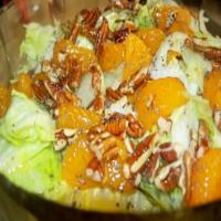 Mandarin Orange Salad With Warm Poppy Seed Dressing_image