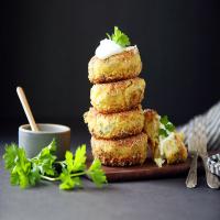 Garlic-Parsley Potato Cakes image
