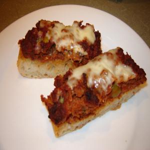 Barbecue or Oven Baked Pizza Bread image