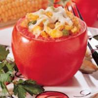 Cheesy Corn-Stuffed Tomatoes image