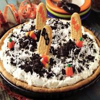 Spooky Graveyard Dessert Pizza Recipe image
