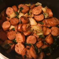 Sausage and Bok Choy Stir-Fry image