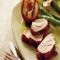 Grilled Pork Tenderloin with Plums image