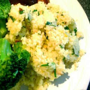 Couscous With Ginger, Orange, Almond & Herbs_image