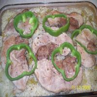 Oven Baked Pork Chops With Rice image