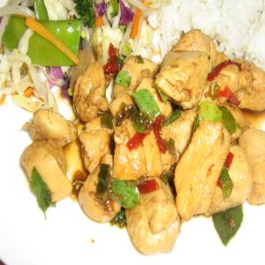 Chicken Stir fry with Chili and Basil image