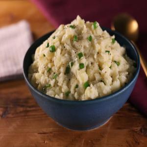 Mashed Potatoes with Buttermilk, Black Pepper and Green Onion image
