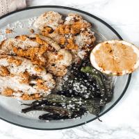 cauliflower steaks with roasted carrot romesco sauce_image