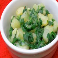Italian Potatoes and Spinach image