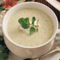 Asparagus Cress Soup image