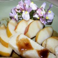 Fresh Pears With Parmigiano-Reggiano and Balsamic Vinegar image