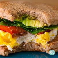 Microwaved Egg Breakfast Sandwich Recipe by Tasty image