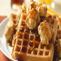 Baked Chicken Nuggets and Waffles_image