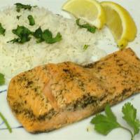 Poached Salmon In The Microwave image