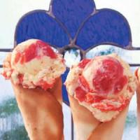 Cherry Cheesecake Ice Cream image