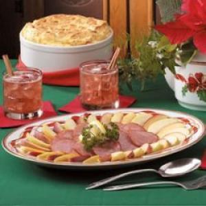 Canadian Bacon With Apples_image