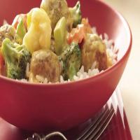 Creamy Meatballs and Vegetables image