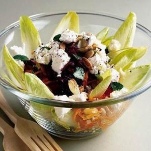 Crunchy feta & mint salad image