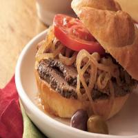 Slow-Cooker Hot Roast Beef Sandwiches au Jus image
