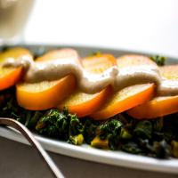 Steamed or Roasted Beets and Beet Greens With Tahini Sauce_image
