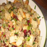 Dried Cherry and Italian Sausage Stuffing image