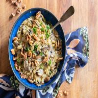 Orzo with Mushrooms and Walnuts image