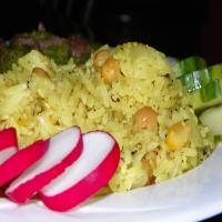 Spicy Chick-Peas and Rice image