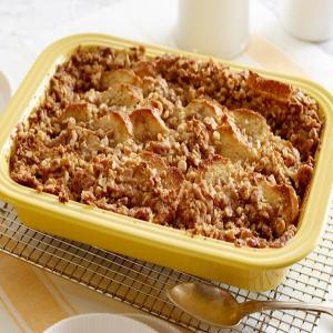 French Toast Casserole with Brown Sugar-Walnut Crumble_image