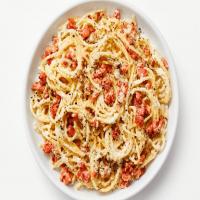 Spaghetti with Pancetta and Ricotta image