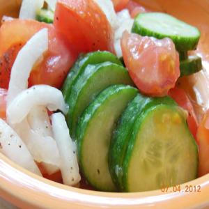 Grandma's Cowcumber Salad (Vegan Friendly)_image